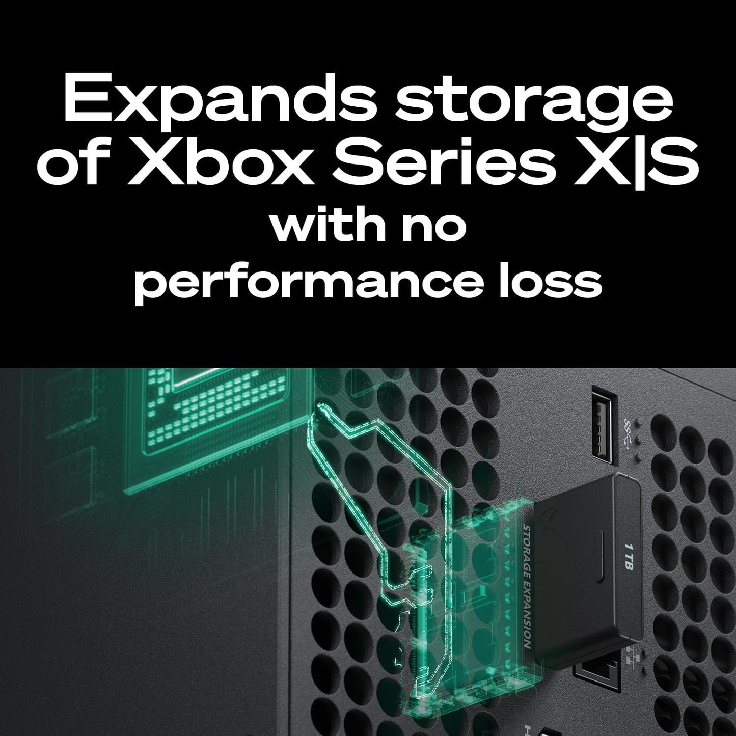 Storage Expansion Card for Xbox Series X|S 1TB Solid State Drive - Nvme Expansion SSD for Xbox Series X|S (STJR1000400)